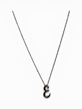 Jewelry Concepts Sterling Silver 925 Cursive “E” Initial Necklace